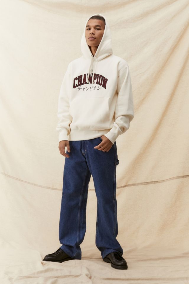 Champion Ecru Varsity Hoodie