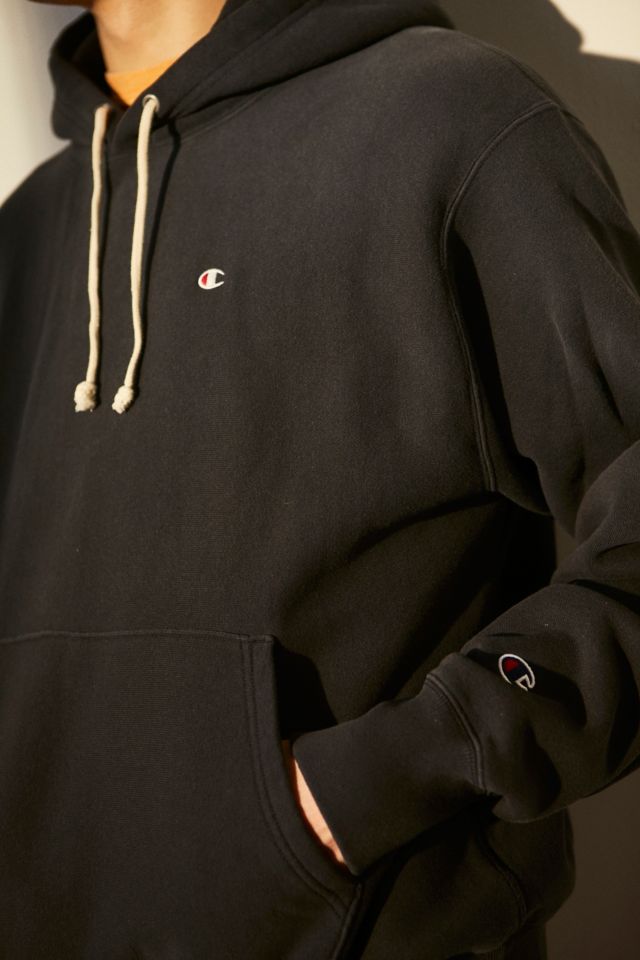 Urban outfitters shop black champion hoodie