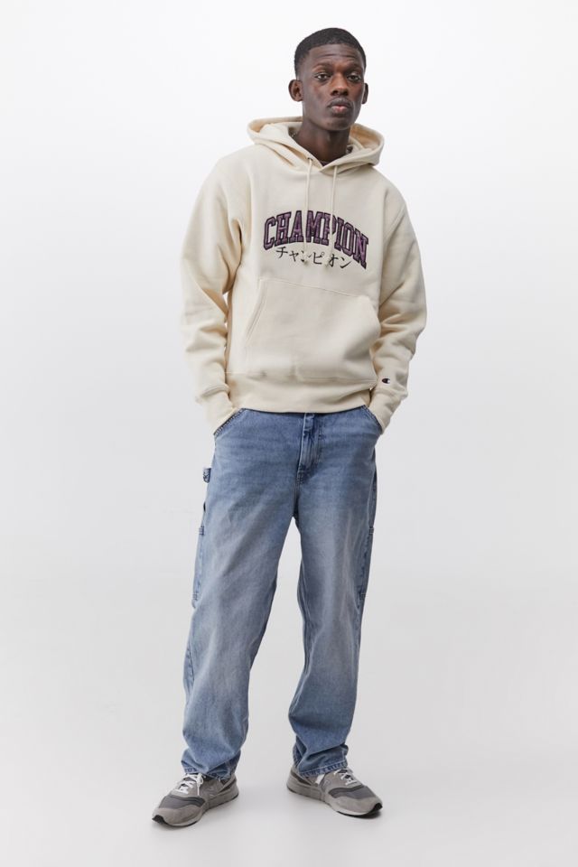 Champion UO Exclusive Ecru Japanese Varsity Hoodie