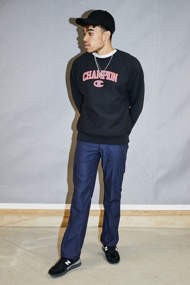 Champion UO Exclusive Black Varsity Appliqué Sudadera #2