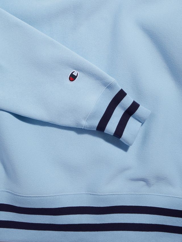 Champion UO Exclusive Light Blue Tipped Crew Neck Sweatshirt #6