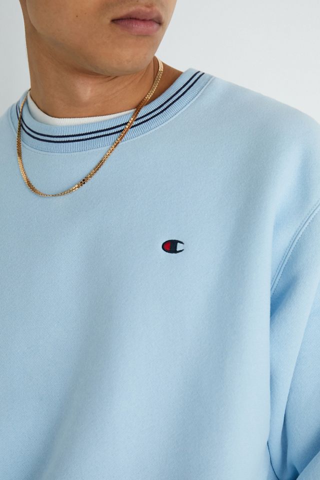 Champion UO Exclusive Light Blue Tipped Crew Neck Sweatshirt #2