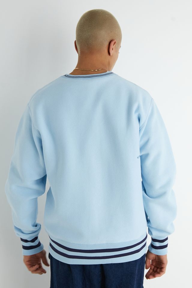 Champion UO Exclusive Light Blue Tipped Crew Neck Sweatshirt #3