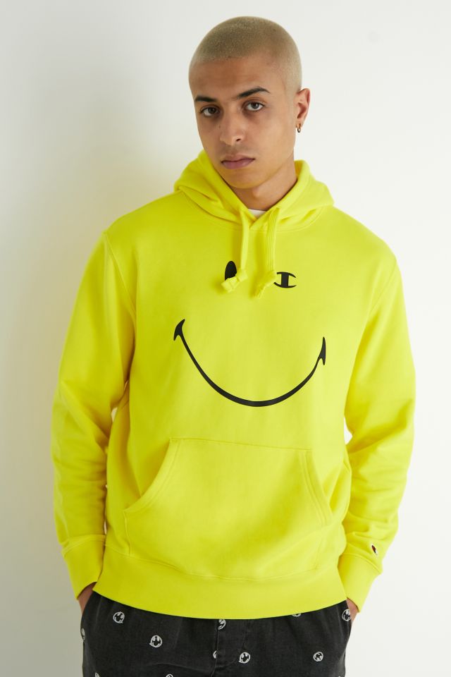 Yellow on sale champion hoodie