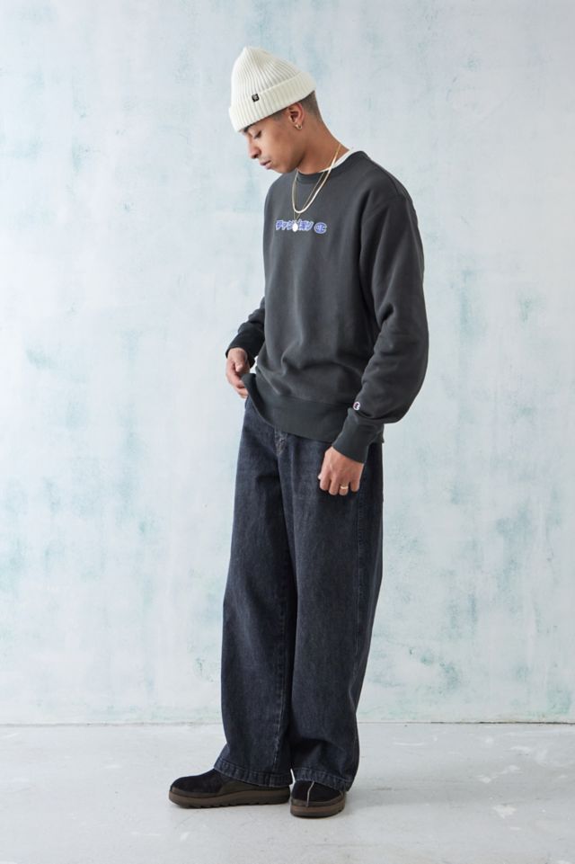 Champion black outlet sweatshirt urban outfitters