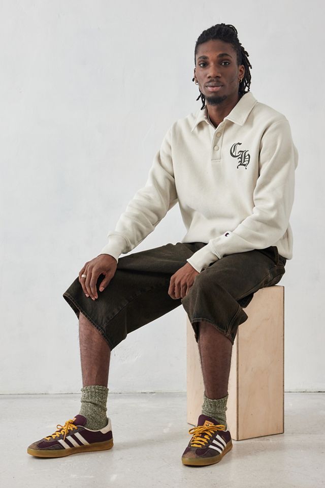 Champion Sudadera de manga larga con estampado gótico crudo exclusivo de UO #3