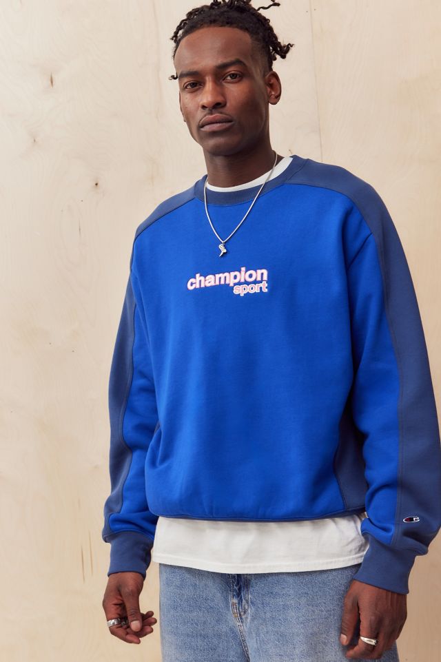 Champion UO Exclusive Blue Retro Sweatshirt