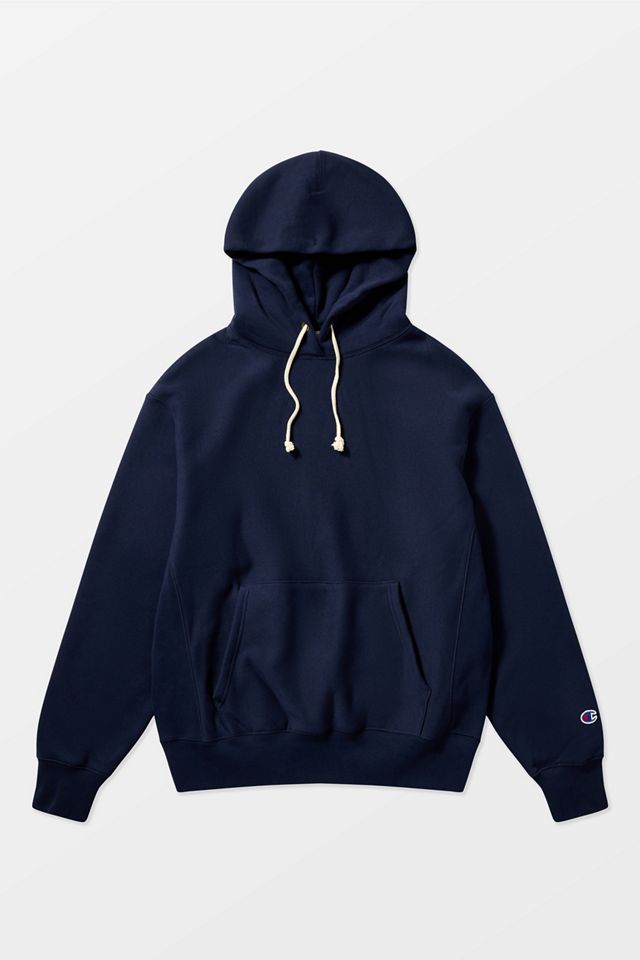 Champion Navy Reverse Weave Hoodie #4