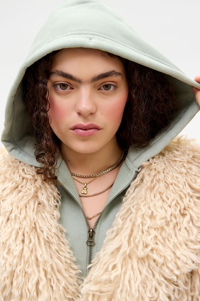 Champion UO Exclusive Felpa con Cappuccio e Zip Sage Lavato #5