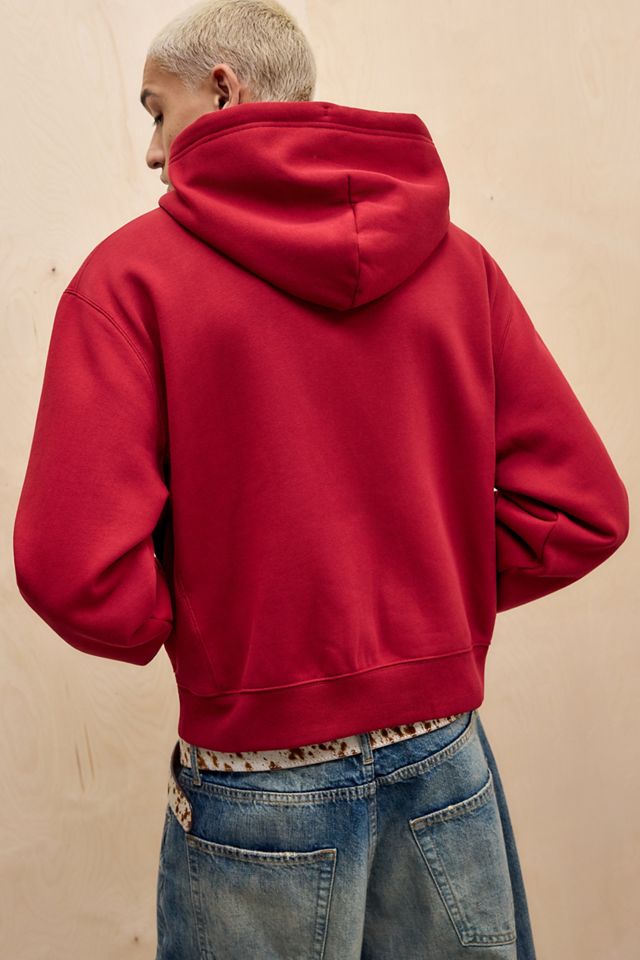 Champion UO Exclusive Bordeaux Gewaschener Zip-Through Kapuzenpullover #3