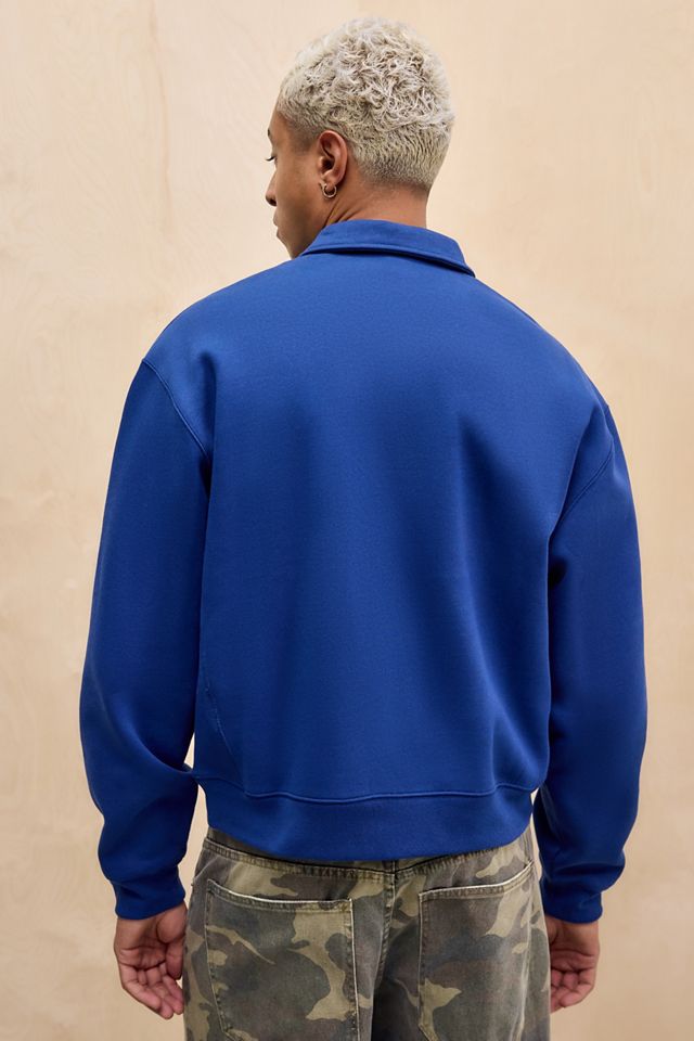 Champion UO Exclusive Navy Quarter Zip Polo Sweatshirt #3