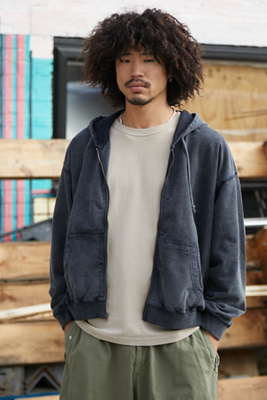 BDG Bonfire Zip-Up Hoodie | Urban Outfitters UK