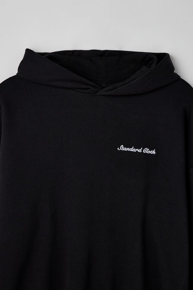 Standard Cloth Felpa nera con cappuccio Foundation #3