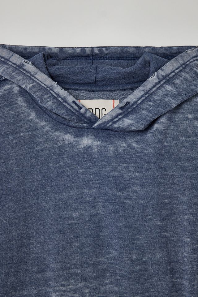 BDG Worn Blue Bonfire Pullover Hoodie #3