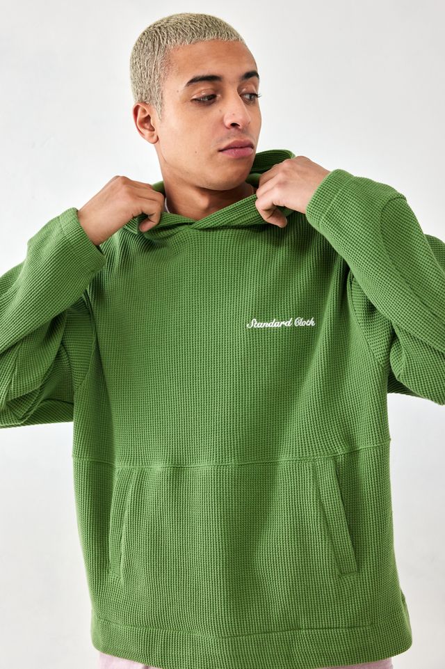 Standard Cloth Green Byron Thermal Hoodie