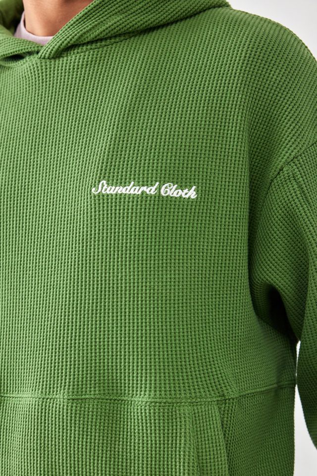 Standard Cloth - Sweat à capuche thermique Byron vert  #1