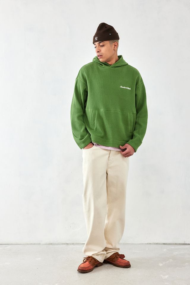 Standard Cloth - Sweat à capuche thermique Byron vert  #2