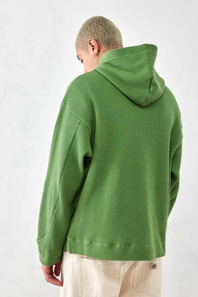 Standard Cloth - Sweat à capuche thermique Byron vert  #3