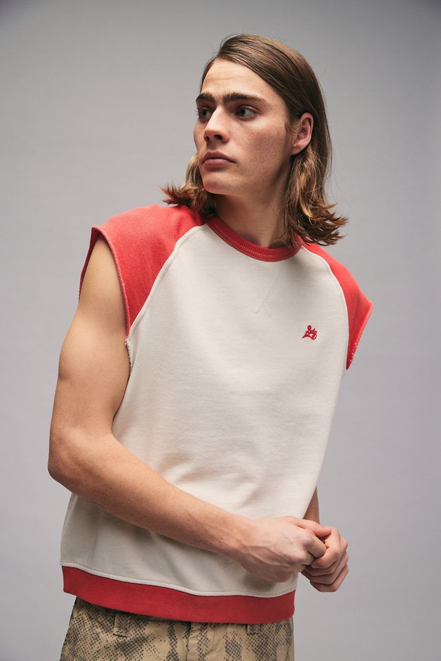 BDG Olly Cut-Off Raglan Sweatshirt | Urban Outfitters UK