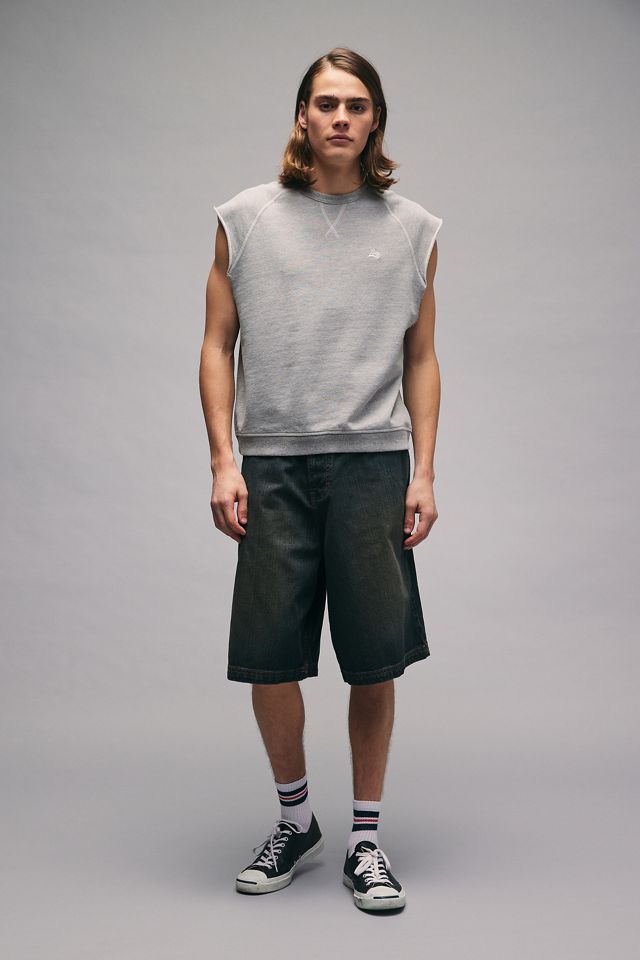 BDG Olly Cut-Off Raglan Sweatshirt #4