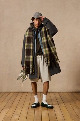 Loom Brown Cropped Hoodie