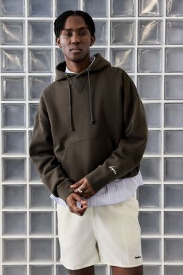 Loom Brown Cropped Hoodie