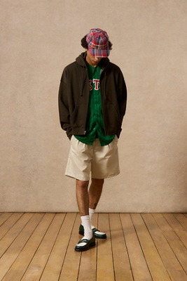 Loom Brown Zip Hoodie - Brown XS at Urban Outfitters