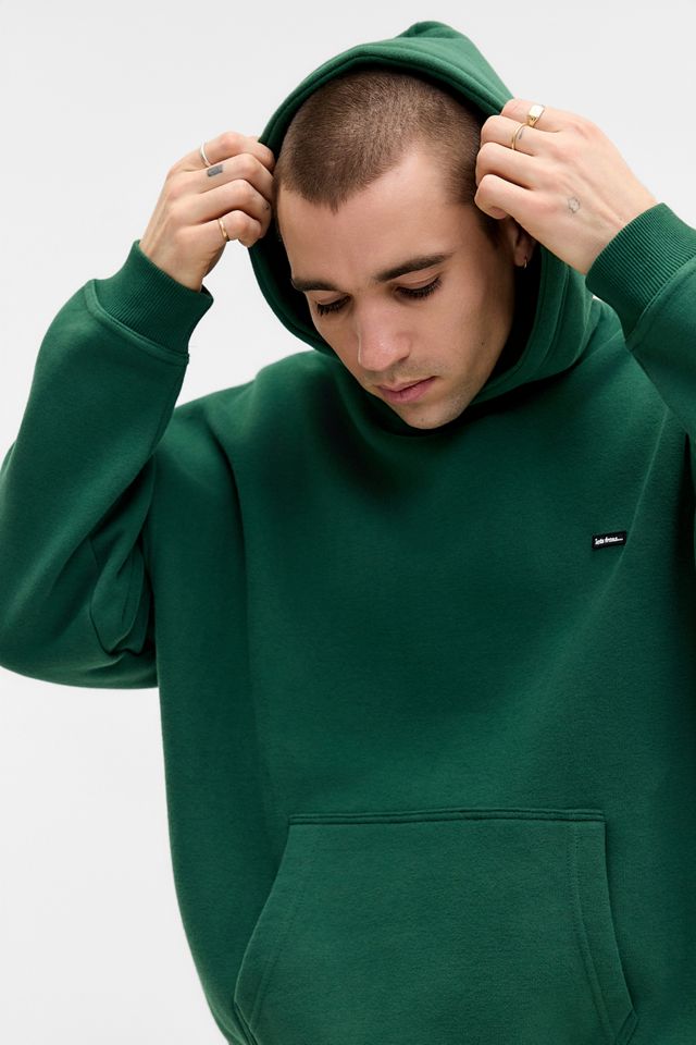 Sweat à capuche vert effet peau de pêche iets frans... #1