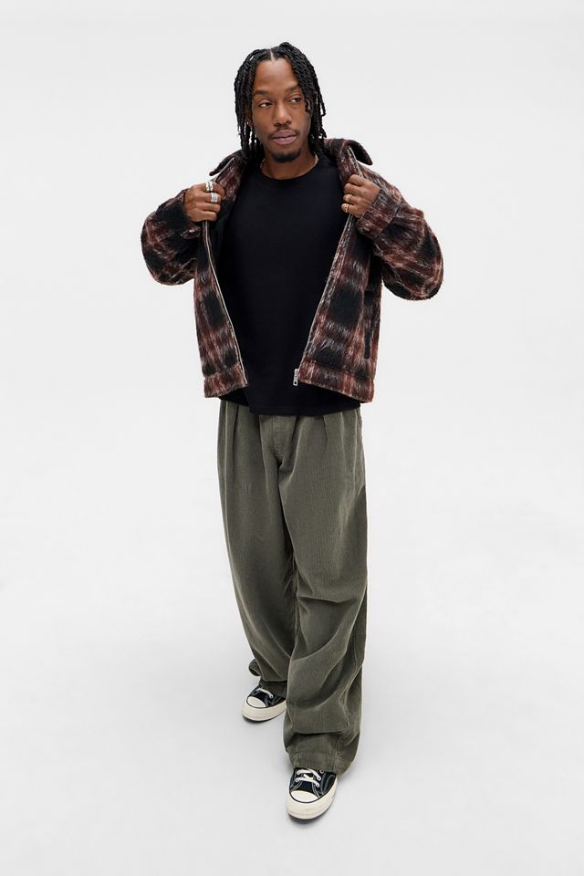 BDG Black Waffle Crew Neck Sweatshirt #3