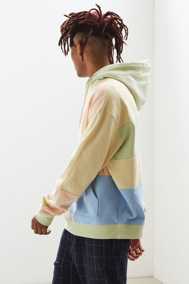 Color block cheap hoodie urban outfitters