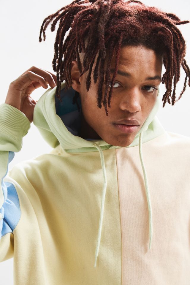 UO Pastel Colourblock Hoodie