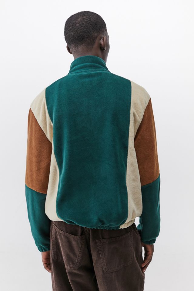iets frans... Sweatshirt à faux col en polaire vert forêt #3