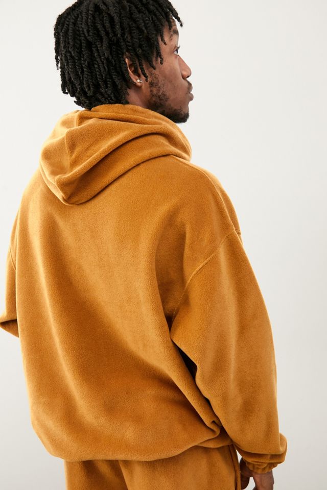 iets frans... Sweat à capuche en polaire couleur tan #1