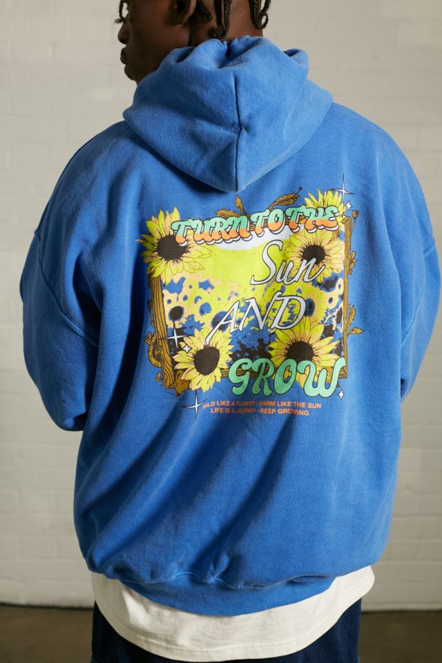 UO Blue Grow Hoodie