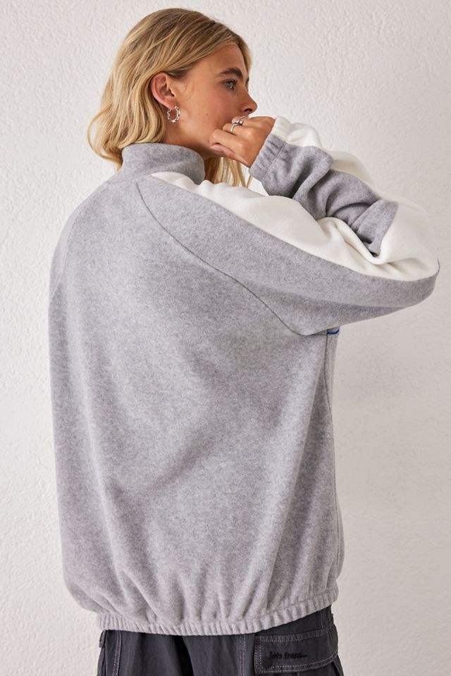 iets frans... Grey Mock Neck Fleece #3