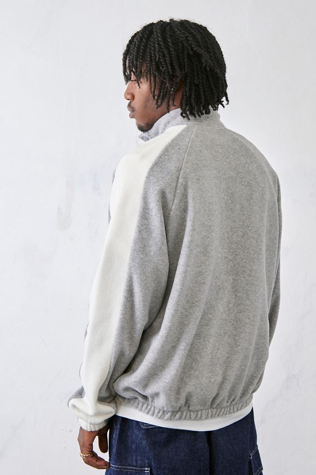 iets frans... Sweat-shirt en polaire gris à col montant #3