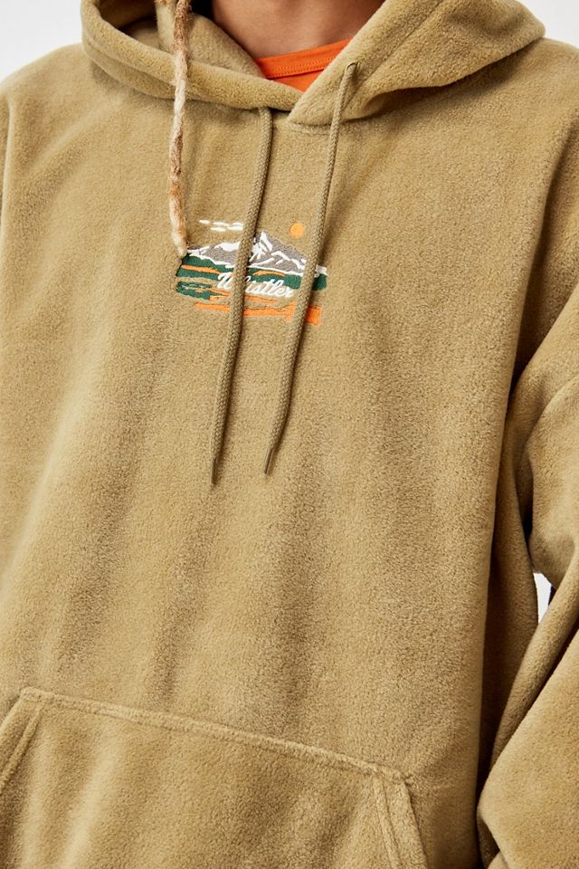 BDG Mountain Embroidered Fleece Hoodie  #1
