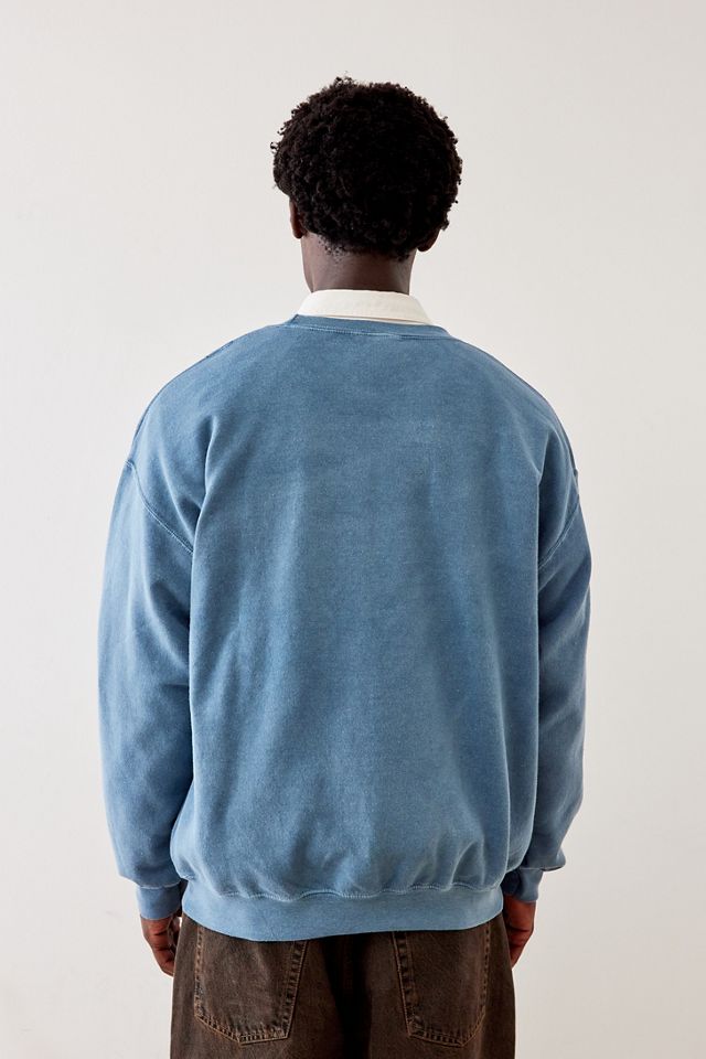 BDG - Sweatshirt avec écusson brodé bleu aqua #3