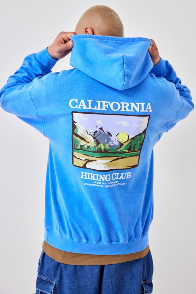 UO Blue California Hiking Club Hoodie