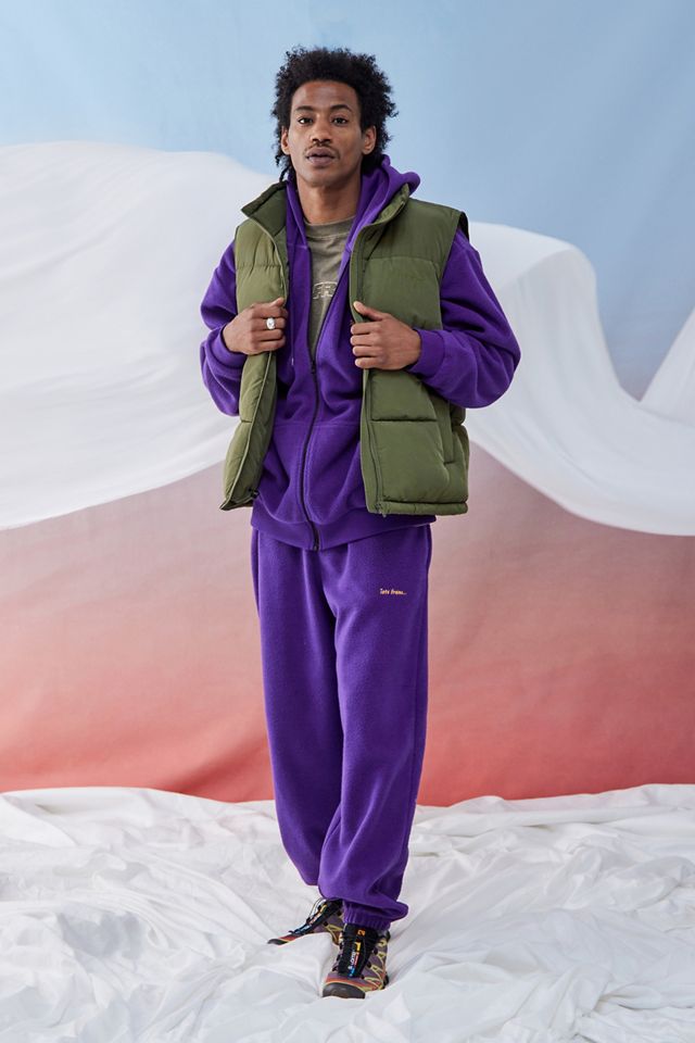 iets frans... Purple Zip-Up Fleece Hoodie #3