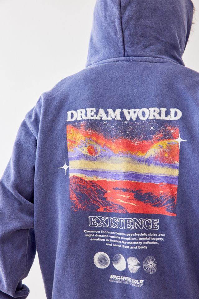 Felpa con Zip UO Blue Dream World #3