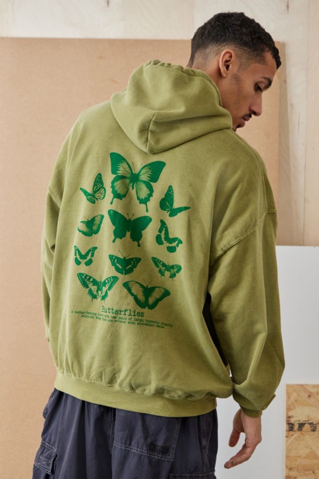 UO Sand Butterfly Hoodie | Urban Outfitters UK
