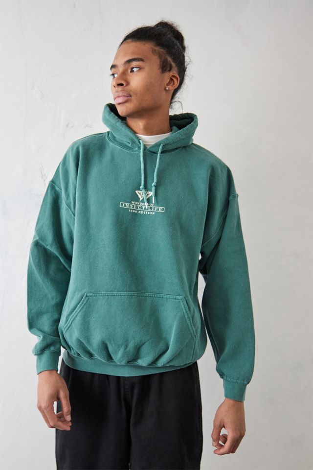 UO Green Entomology Hoodie | Urban Outfitters UK