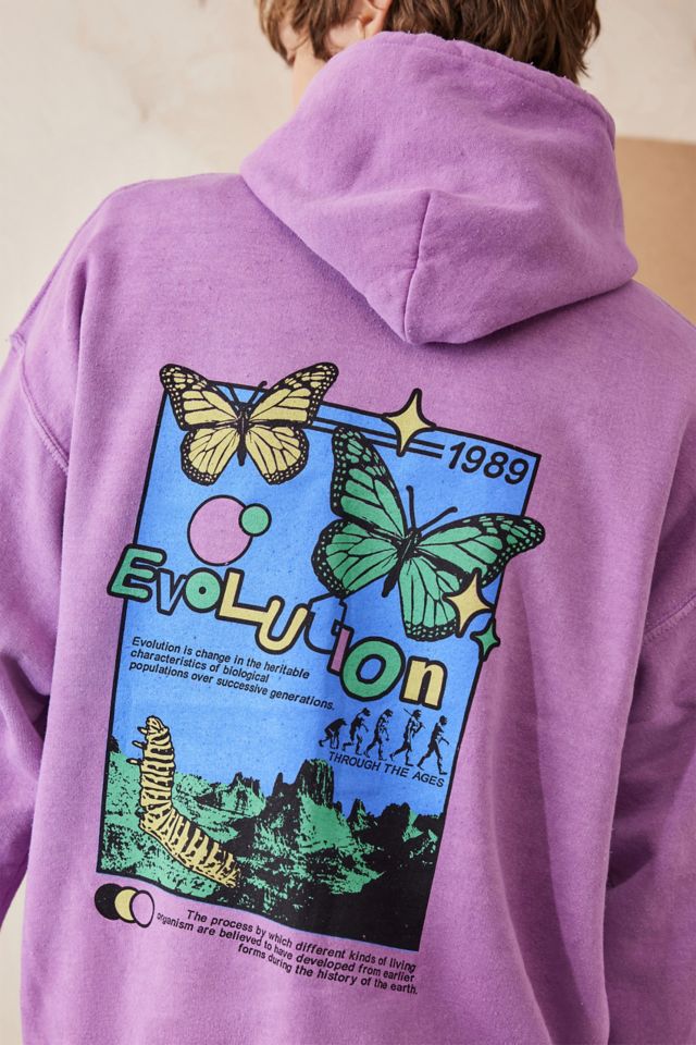 UO Pink Evolution Hoodie | Urban Outfitters UK