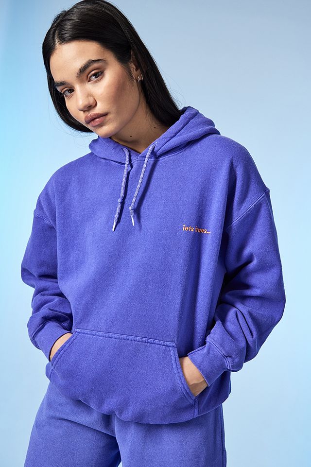 iets frans... Bright Purple Hoodie | Urban Outfitters UK