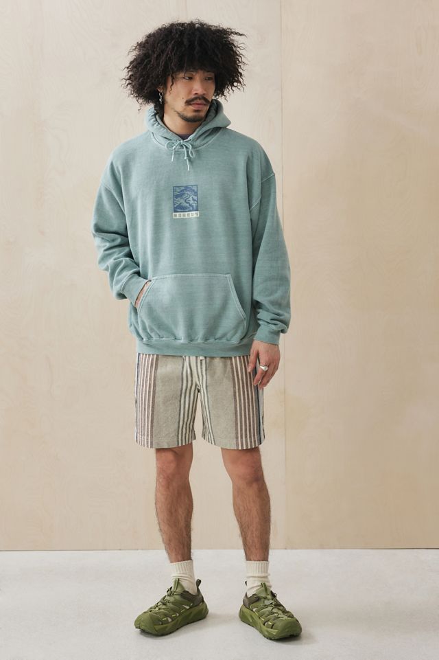 UO Seafoam Japanese Landscape Hoodie #2