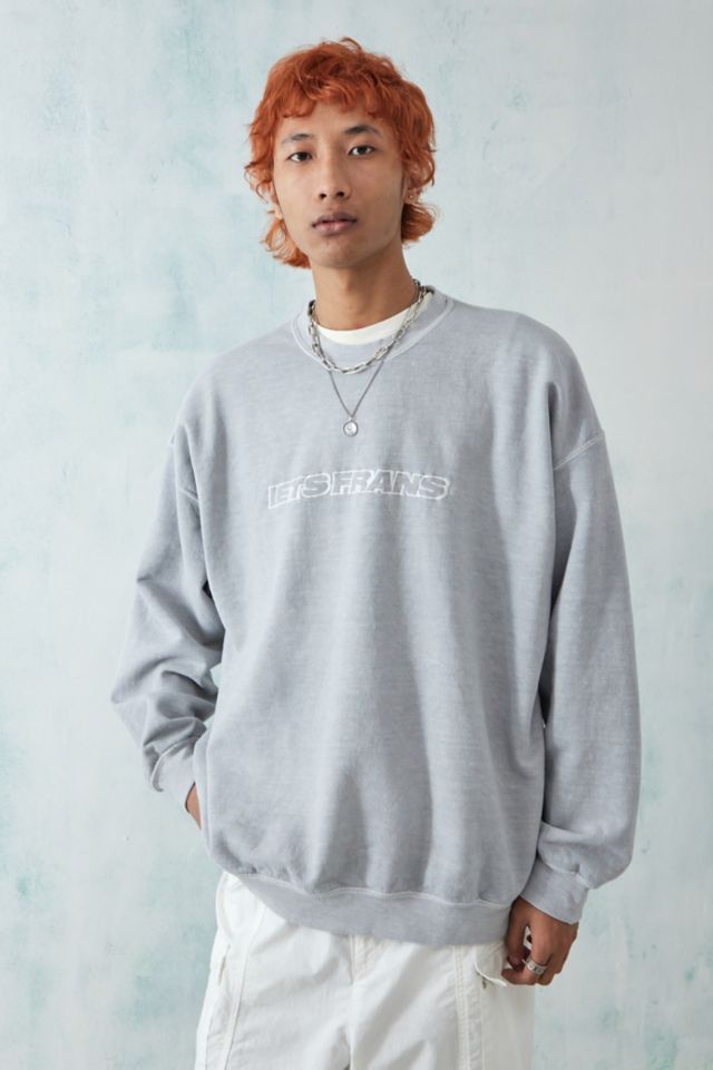 iets frans Grey Big Embroidered Sweatshirt