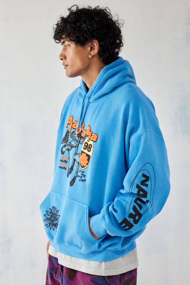 UO Blue Plantasia Hoodie | Urban Outfitters UK