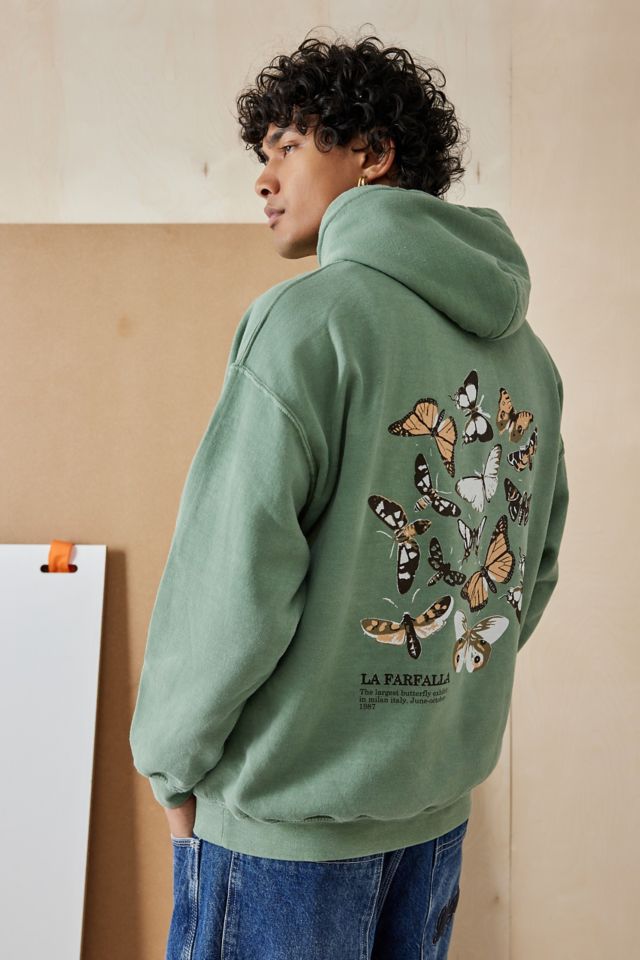 Green store butterfly hoodie