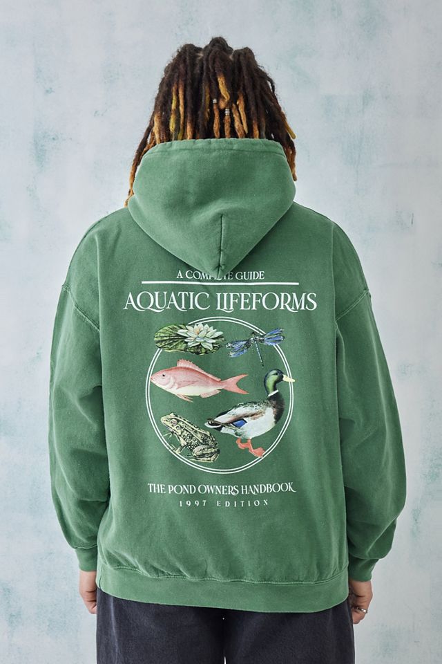 UO Green Aquatic Hoodie  #4